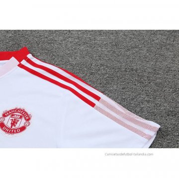 Conjunto Polo del Manchester United 2022-2023 Blanco
