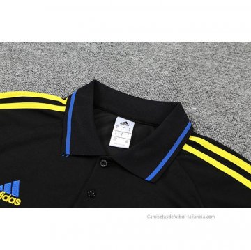 Conjunto Polo del Manchester United 2022-2023 Negro y Azul