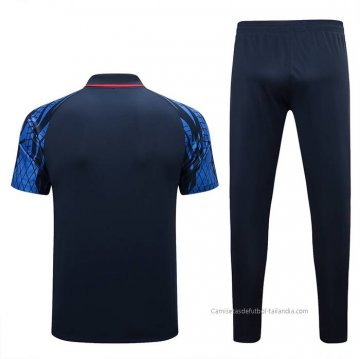 Conjunto Polo del Paises Bajos 2022-2023 Azul