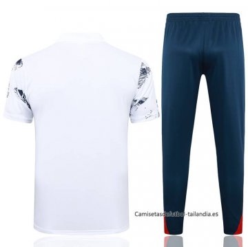 Conjunto Polo del Paris Saint-Germain 2024-2025 Blanco