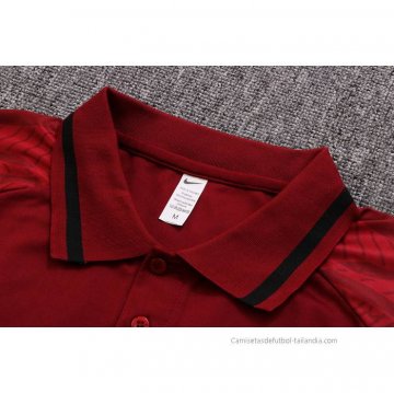Conjunto Polo del Portugal 2022-2023 Rojo