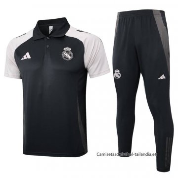 Conjunto Polo del Real Madrid 2024-2025 Gris Conjunto Polo del Real Madrid 2024-2025 Gris