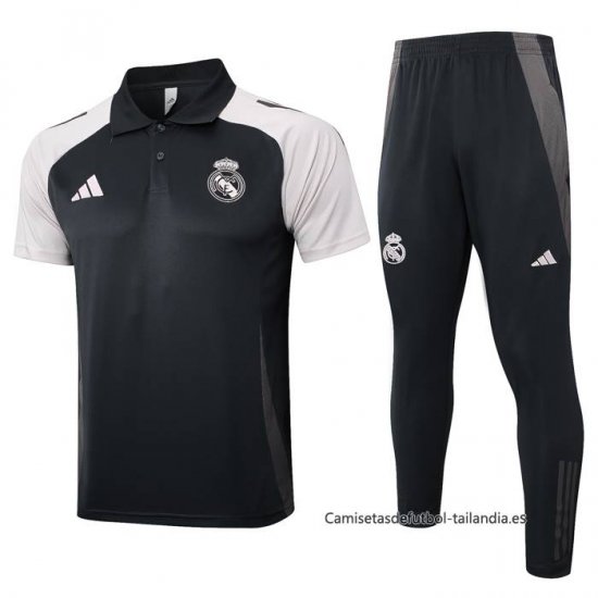 Conjunto Polo del Real Madrid 2024-2025 Gris - Haga un click en la imagen para cerrar