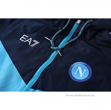 Rompevientos del Napoli 2022-2023 Azul