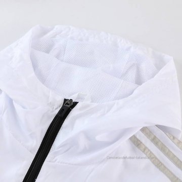 Rompevientos del Real Madrid 2023-2024 Negro y Blanco