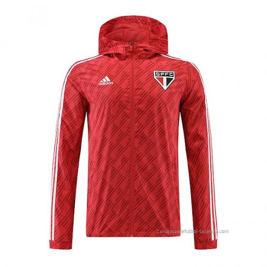 Rompevientos del Sao Paulo 2022-2023 Rojo - Haga un click en la imagen para cerrar