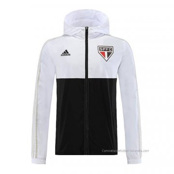 Rompevientos del Sao Paulo 2023-2024 Negro y Blanco Rompevientos del Sao Paulo 2023-2024 Negro y Blanco