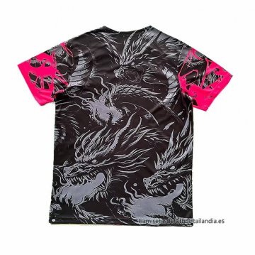 Tailandia Camiseta Barcelona Dragon 2025-2026 Negro Rojo
