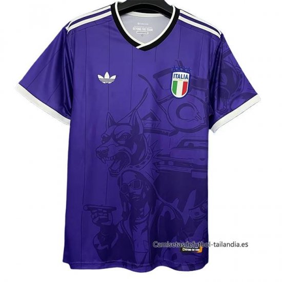 Tailandia Camiseta Italia Special 2025 Purpura - Haga un click en la imagen para cerrar