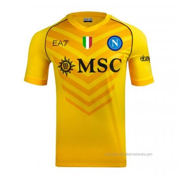Tailandia Camiseta Napoli Portero 2023-2024 Amarillo Tailandia Camiseta Napoli Portero 2023-2024 Amarillo