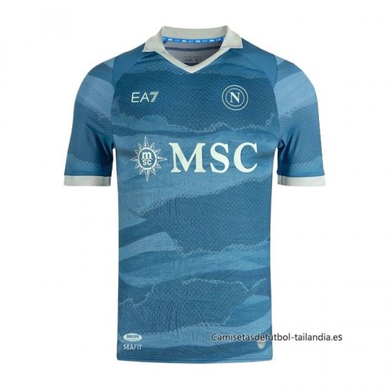 Tailandia Camiseta Napoli Special 2024-2025 Azul - Haga un click en la imagen para cerrar