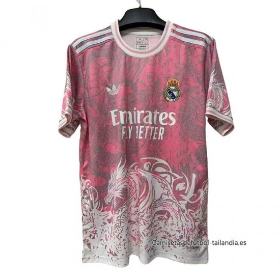 Tailandia Camiseta Real Madrid Dragon 2025-2026 Rosa - Haga un click en la imagen para cerrar