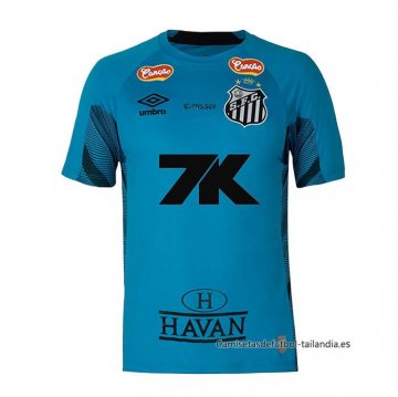 Tailandia Camiseta Santos Portero 2025 Azul