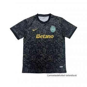 Tailandia Camiseta Sporting Special 2025-2026 Negro Tailandia Camiseta Sporting Special 2025-2026 Negro