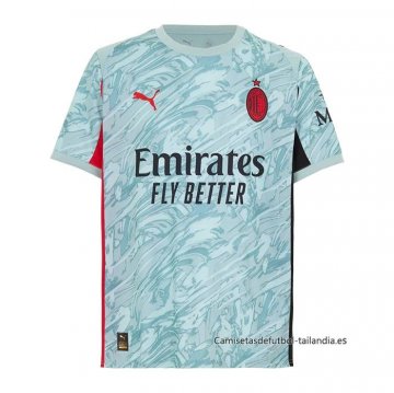 Camiseta AC Milan Portero 2025-2026 Azul Camiseta AC Milan Portero 2025-2026 Azul