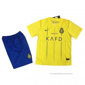 1ª Camiseta Al Nassr Nino 2023-2024 1ª Camiseta Al Nassr Nino 2023-2024