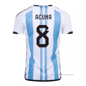 1ª Camiseta Argentina Jugador Acuna 2022 1ª Camiseta Argentina Jugador Acuna 2022