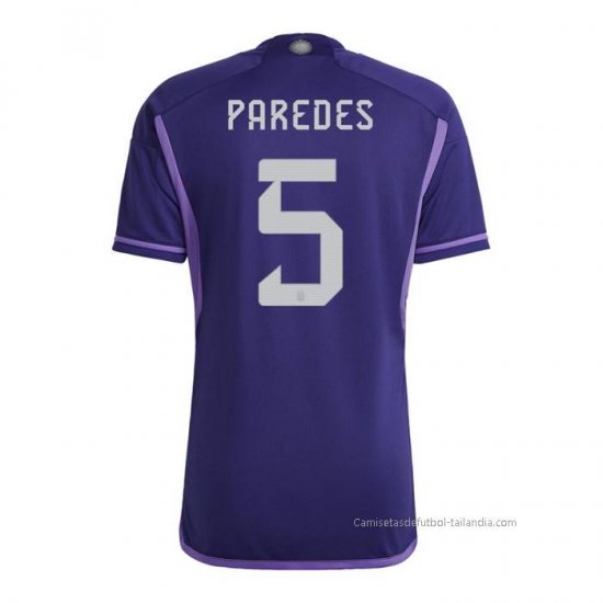 2ª Camiseta Argentina Jugador Paredes 2022 - Haga un click en la imagen para cerrar