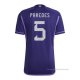 2ª Camiseta Argentina Jugador Paredes 2022