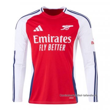 1ª Camiseta Arsenal Manga Larga 2024-2025 1ª Camiseta Arsenal Manga Larga 2024-2025