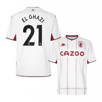 2ª Camiseta Aston Villa Jugador El Ghazi 2021-2022 2ª Camiseta Aston Villa Jugador El Ghazi 2021-2022