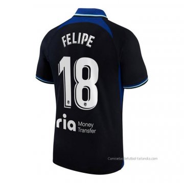 2ª Camiseta Atletico Madrid Jugador Felipe 2022-2023 2ª Camiseta Atletico Madrid Jugador Felipe 2022-2023