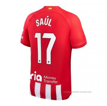 1ª Camiseta Atletico Madrid Jugador Saul 2023-2024 1ª Camiseta Atletico Madrid Jugador Saul 2023-2024