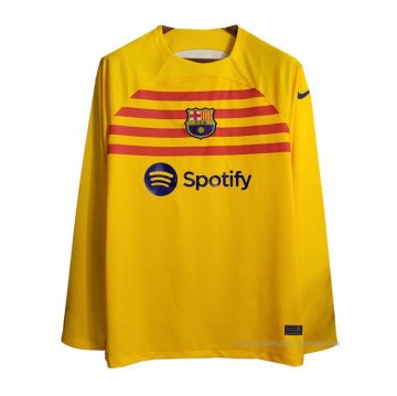 Camiseta Barcelona 4ª Manga Larga 2022-2023 Camiseta Barcelona 4ª Manga Larga 2022-2023