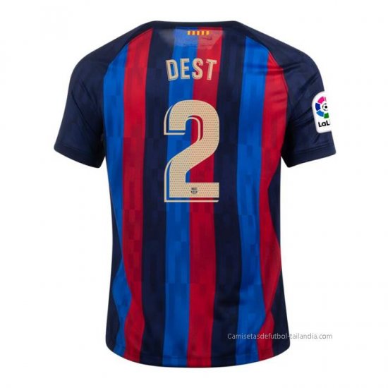 1ª Camiseta Barcelona Jugador Dest 2022-2023 - Haga un click en la imagen para cerrar
