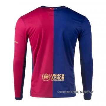 1ª Camiseta Barcelona Manga Larga 2024-2025