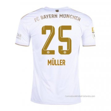 2ª Camiseta Bayern Munich Jugador Muller 2022-2023 2ª Camiseta Bayern Munich Jugador Muller 2022-2023