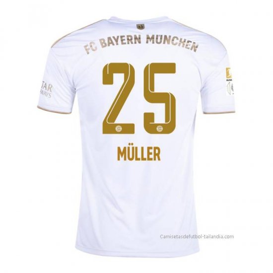 2ª Camiseta Bayern Munich Jugador Muller 2022-2023 - Haga un click en la imagen para cerrar