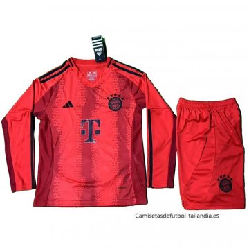 1ª Camiseta Bayern Munich Manga Larga Nino 2024-2025 1ª Camiseta Bayern Munich Manga Larga Nino 2024-2025