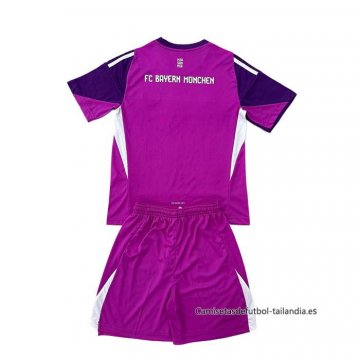 Camiseta Bayern Munich Portero Nino 2025-2026 Purpura