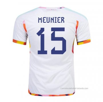 2ª Camiseta Belgica Jugador Meunier 2022 2ª Camiseta Belgica Jugador Meunier 2022