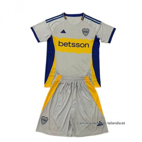 Camiseta Boca Juniors Concept Nino 2025 Gris - Haga un click en la imagen para cerrar