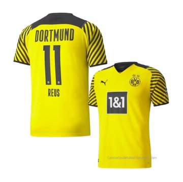 1ª Camiseta Borussia Dortmund Jugador Reus 2021-2022 1ª Camiseta Borussia Dortmund Jugador Reus 2021-2022