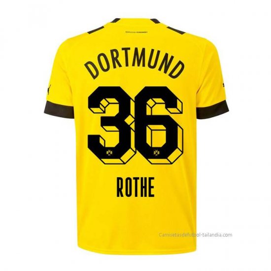 1ª Camiseta Borussia Dortmund Jugador Rothe 2022-2023 - Haga un click en la imagen para cerrar