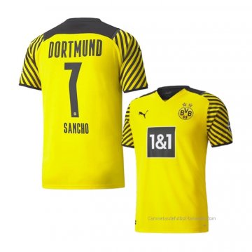 1ª Camiseta Borussia Dortmund Jugador Sancho 2021-2022