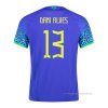 2ª Camiseta Brasil Jugador Dani Alves 2022