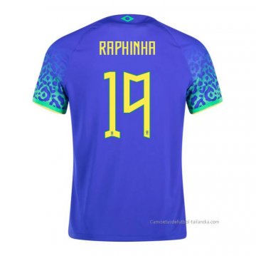 2ª Camiseta Brasil Jugador Raphinha 2022 2ª Camiseta Brasil Jugador Raphinha 2022
