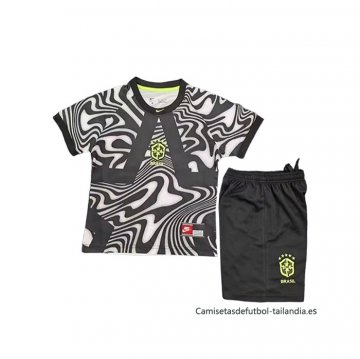 Camiseta Brasil Portero Nino 2026 Negro