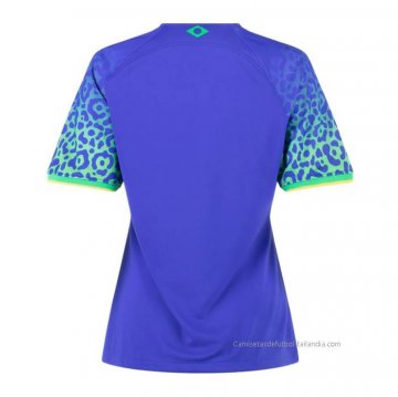 2ª Camiseta Brasil Mujer 2022