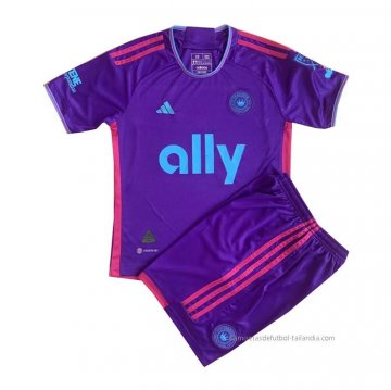 2ª Camiseta Charlotte FC Nino 2023-2024 2ª Camiseta Charlotte FC Nino 2023-2024