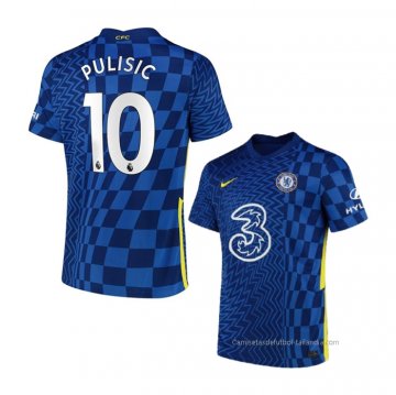 1ª Camiseta Chelsea Jugador Pulisic 2021-2022 1ª Camiseta Chelsea Jugador Pulisic 2021-2022