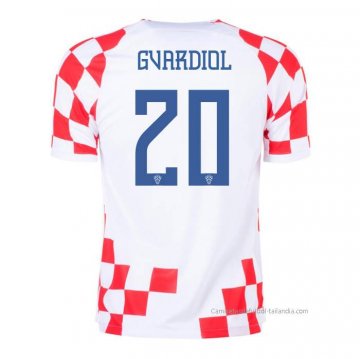 1ª Camiseta Croacia Jugador Gvardiol 2022 1ª Camiseta Croacia Jugador Gvardiol 2022