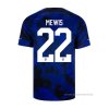 2ª Camiseta Estados Unidos Jugador Mewis 2022