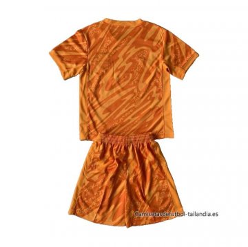 Camiseta Estados Unidos Portero Nino 2024 Naranja