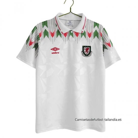 2ª Camiseta Gales Retro 90-92 - Haga un click en la imagen para cerrar