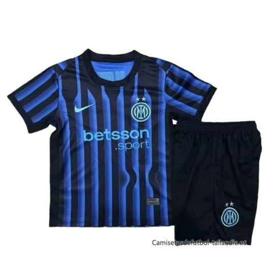 1ª Camiseta Inter Milan Nino 2025-2026 - Haga un click en la imagen para cerrar